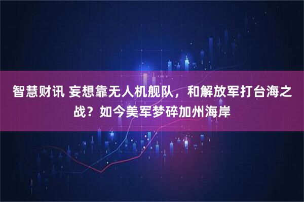 智慧财讯 妄想靠无人机舰队，和解放军打台海之战？如今美军梦碎加州海岸